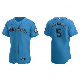 Men's Seattle Mariners Taylor Trammell Royal Authentic Alternate Jersey