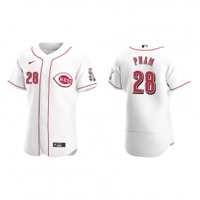 Men's Cincinnati Reds Tommy Pham White Authentic Home Jersey