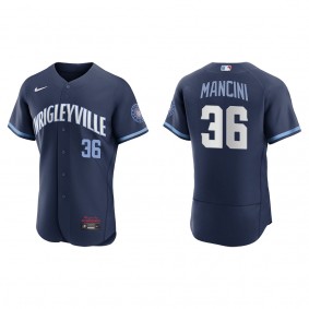 Men's Trey Mancini Chicago Cubs Navy City Connect Authentic Jersey