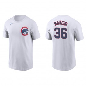 Men's Trey Mancini Chicago Cubs White Name & Number T-Shirt