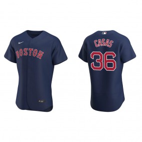 Men's Triston Casas Boston Red Sox Navy Authentic Alternate Jersey