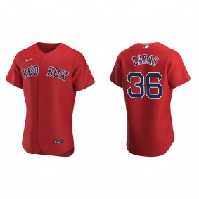 Men's Triston Casas Boston Red Sox Red Authentic Alternate Jersey