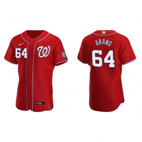 Men's Victor Arano Washington Nationals Red Authentic Alternate Jersey
