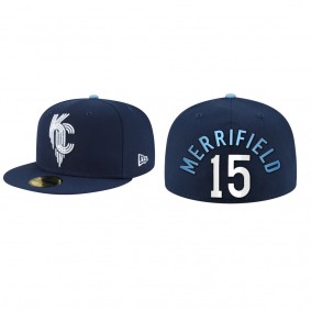 Men's Kansas City Royals Whit Merrifield Navy 2022 City Connect Fitted Hat