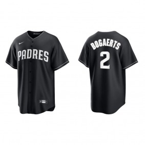 Men's San Diego Padres Xander Bogaerts Black White Replica Official Jersey