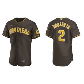 Men's San Diego Padres Xander Bogaerts Brown Authentic Road Jersey