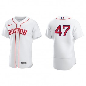 Men's Boston Red Sox Yolmer Sanchez Red Sox 2021 Patriots' Day Authentic Jersey