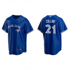 Men's Toronto Blue Jays Zack Collins Royal Replica Alternate Jersey