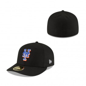 New York Mets Authentic Collection On-Field Alternate Low Profile 59FIFTY Fitted Hat Black