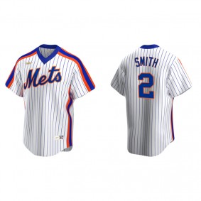 Men's New York Mets Dominic Smith White Cooperstown Collection Home Jersey