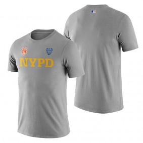 New York Mets Gray NYPD T-Shirt