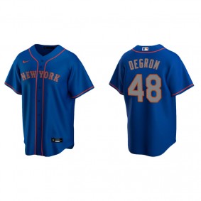 Men's New York Mets Jacob deGrom Royal Replica Alternate Jersey