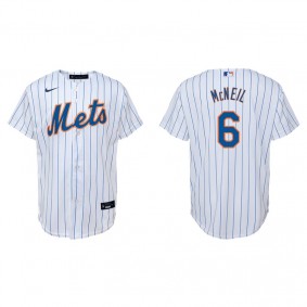 Youth New York Mets Jeff McNeil White Replica Home Jersey