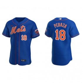 Men's New York Mets Jose Peraza Royal Authentic Alternate Jersey