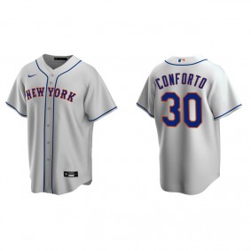 Men's New York Mets Michael Conforto Gray Replica Road Jersey