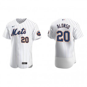 Men's New York Mets Pete Alonso White Authentic Home Jersey