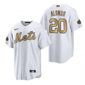 Pete Alonso Mets White 2022 MLB All-Star Game Replica Jersey