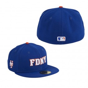 New York Mets Royal FDNY 59FIFTY Hat