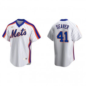 Men's New York Mets Tom Seaver White Cooperstown Collection Home Jersey
