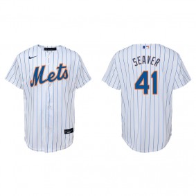 Youth New York Mets Tom Seaver White Replica Home Jersey