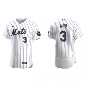 Men's New York Mets Tomas Nido White Authentic Home Jersey