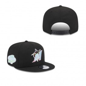 Miami Marlins Colorpack Black 9FIFTY Snapback Hat