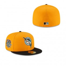 Miami Marlins Mustard 59FIFTY Fitted Hat