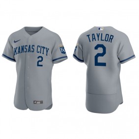 Michael A. Taylor Men's Kansas City Royals Nike Gray 2022 Authentic Jersey