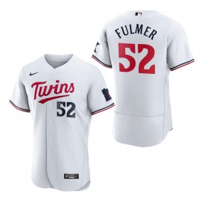Michael Fulmer Minnesota Twins White Home 2023 Authentic Jersey