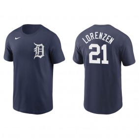 Michael Lorenzen Men's Detroit Tigers Miguel Cabrera Nike Navy Name & Number T-Shirt