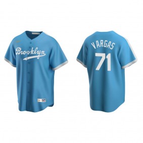 Dodgers Miguel Vargas Light Blue Cooperstown Collection Alternate Jersey