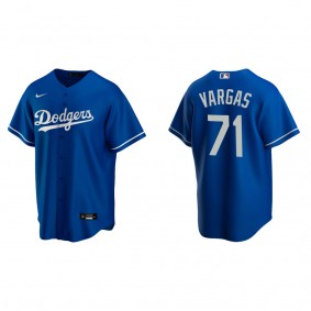Dodgers Miguel Vargas Royal Replica Alternate Jersey