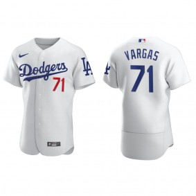Dodgers Miguel Vargas White Authentic Home Jersey