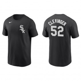 Mike Clevinger Men's Chicago White Sox Yoan Moncada Nike Black Name & Number T-Shirt
