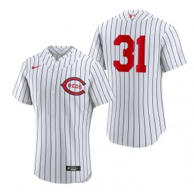 Reds Mike Minor White 2022 Field of Dreams Authentic Jersey
