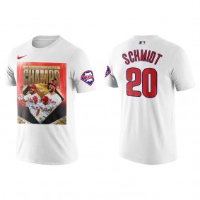 Mike Schmidt Philadelphia Phillies 2022 National League Champions White T-Shirt