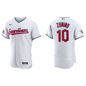 Mike Zunino Cleveland Guardians White Home Authentic Jersey