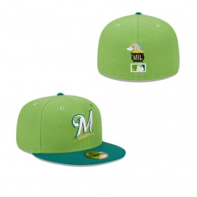 Milwaukee Brewers Lucky Streak 59FIFTY Fitted Hat