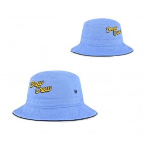 Milwaukee Brewers Powder Blue 2022 City Connect Bucket Hat