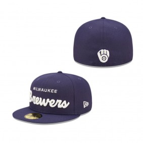 Milwaukee Brewers Remote 59FIFTY Fitted Hat