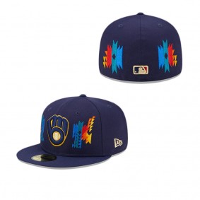 Milwaukee Brewers Southwestern 59FIFTY Fitted Hat