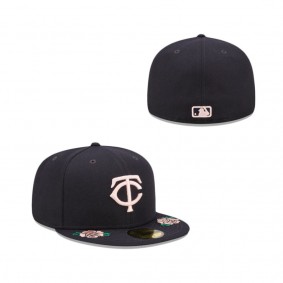 Minnesota Twins Double Roses Fitted Hat