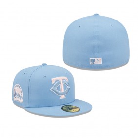 Men's Minnesota Twins Light Blue 60th Anniversary 59FIFTY Fitted Hat