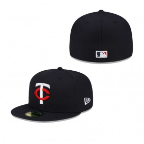 Men's Minnesota Twins Navy 2023 Authentic Collection Home 59FIFTY Fitted Hat