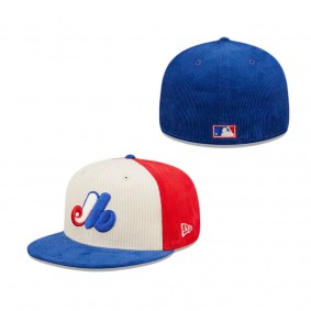 Montreal Expos Cooperstown Corduroy 59FIFTY Fitted Hat