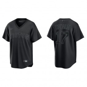 Nathan Eovaldi Men's Boston Red Sox Black Pitch Black Fashion Replica Jersey