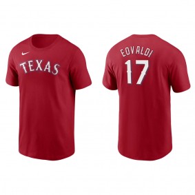 Nathan Eovaldi Men's Texas Rangers Joey Gallo Nike Red Name & Number T-Shirt