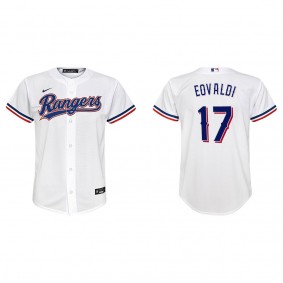 Nathan Eovaldi Youth Texas Rangers Nike White Home Replica Jersey