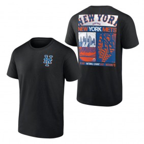 Men's New York Mets Fanatics Branded Black In Good Graces T-Shirt