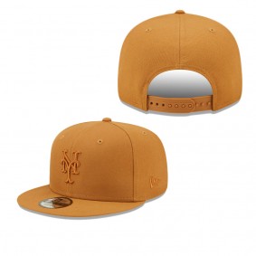 Men's New York Mets Brown Color Pack Tonal 9FIFTY Snapback Hat